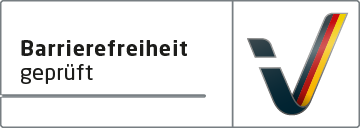 Logo für die Barrierefreiheit "Reisen für Alle"