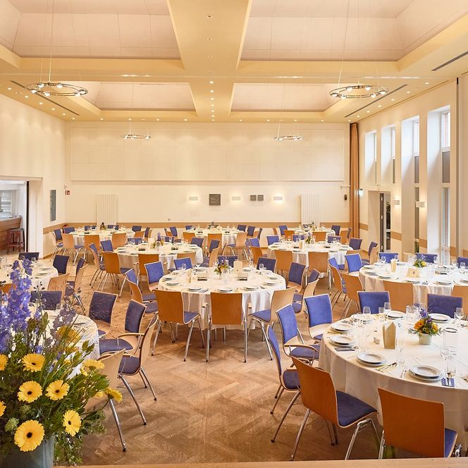 Saal in den Seelandhallen im Nordseebad Otterndorf