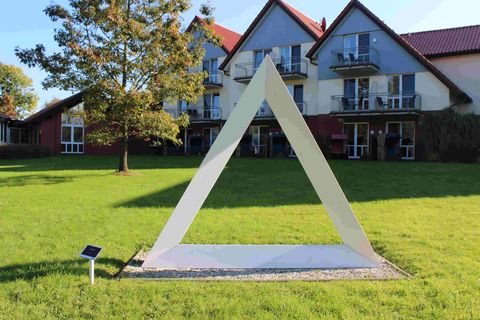 Skulptur im Skulpturenpark im Nordseebad Otterndorf