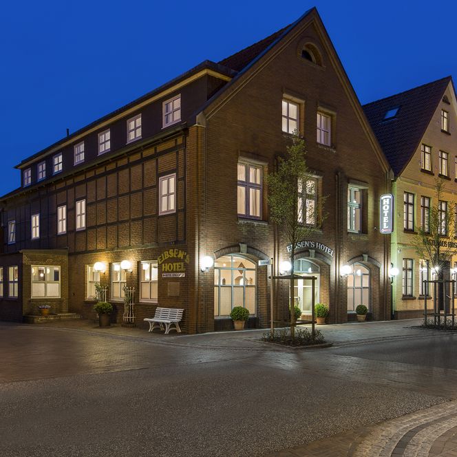 Außenansicht Altstadthotel Eibsen im Nordseebad Otterndorf