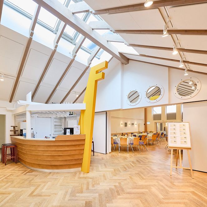 Eingangsbereich Seelandhallen im Nordseebad Otterndorf