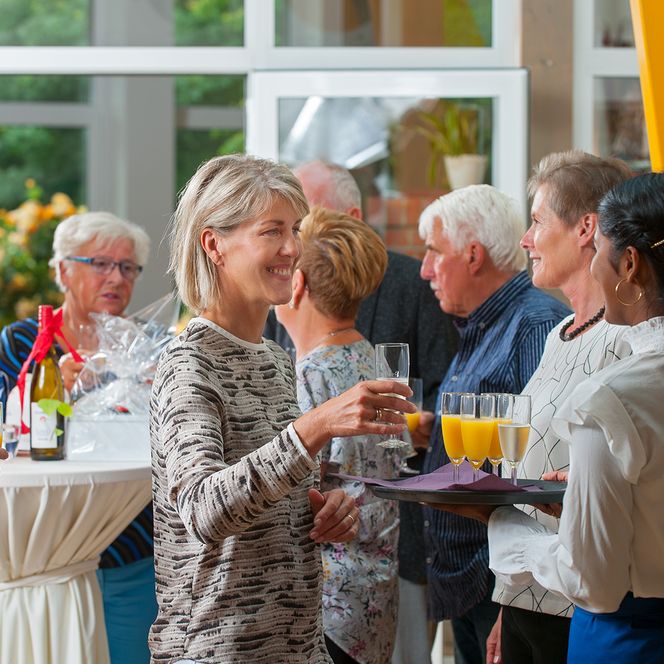 Empfang in den Seelandhallen Achtern Diek im Nordseebad Otterndorf