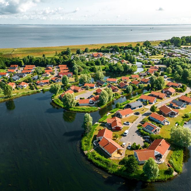 Ferienparks von oben im Nordseebad Otterndorf