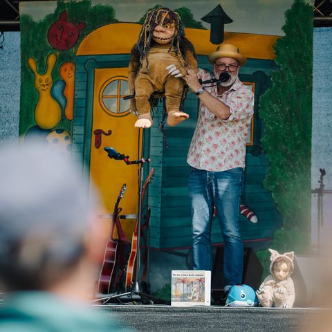Figurentheater beim Kulturstrand im Nordseebad Otterndorf