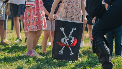 Piraten-Paten beim Kulturstrand im Nordseebad Otterndorf