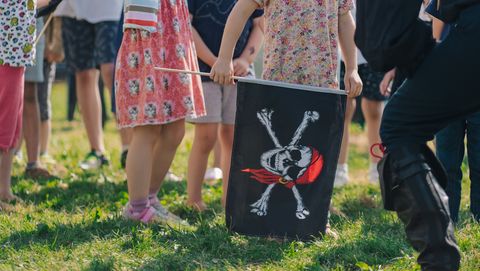 Piraten-Paten beim Kulturstrand im Nordseebad Otterndorf